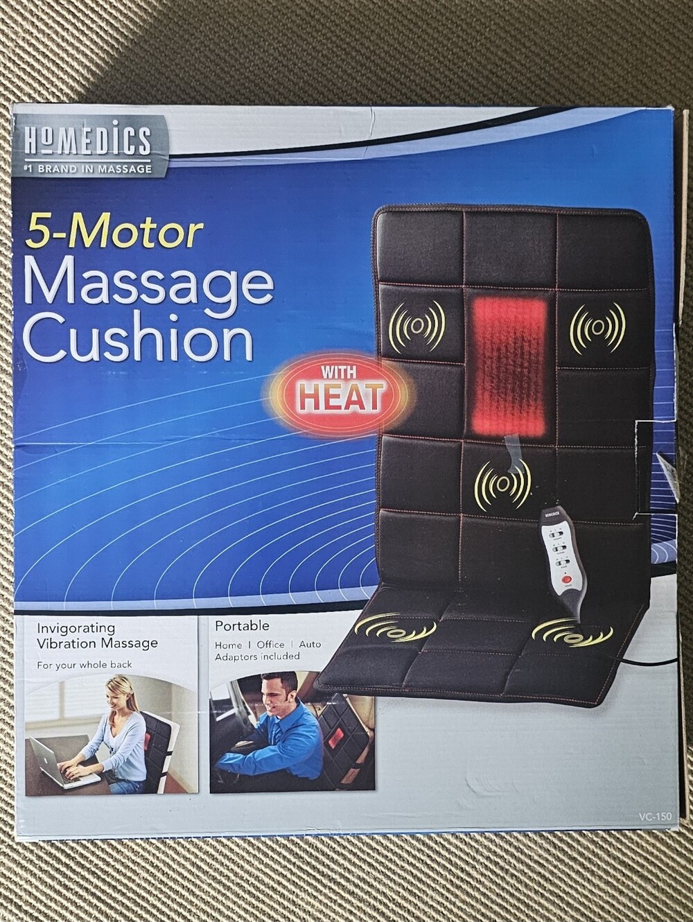 HoMedics 5-Motor Massage Cushion (Model VC-150)